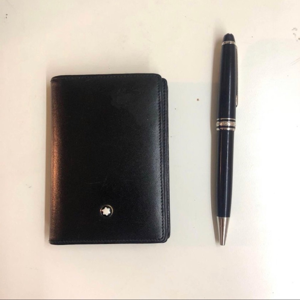 Mont blanc wallet and pen